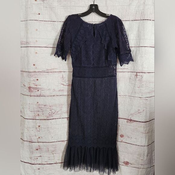 Sundance Midnight Gallery Lace Dress Size 4 NWT - Picture 4 of 8